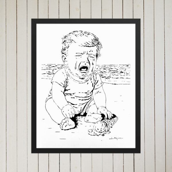 Framed poster