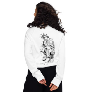 Unisex organic raglan sweatshirt