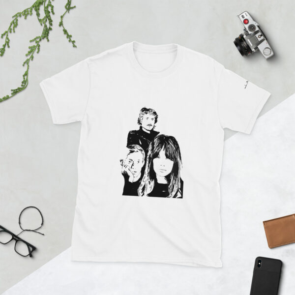 T-Shirt "Hardy, Christophe & Gainsbourg" - 100% coton