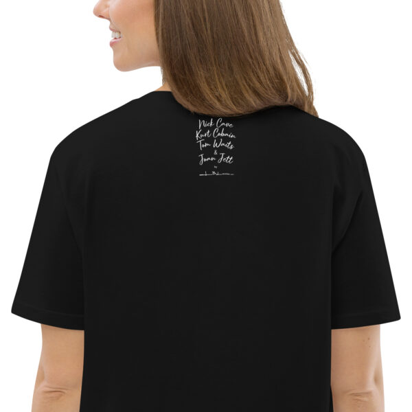T-shirt "Cave, Cobain, Waits & Jett" - 100% coton
