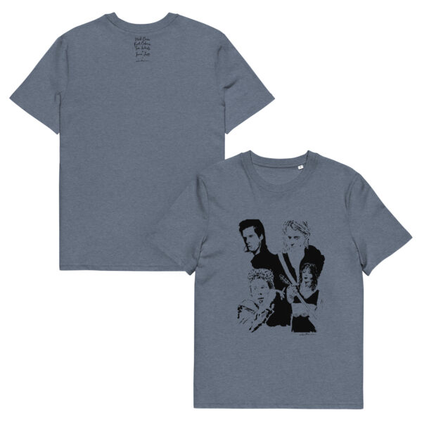 T-shirt "Cave, Cobain, Waits & Jett" - 100% coton