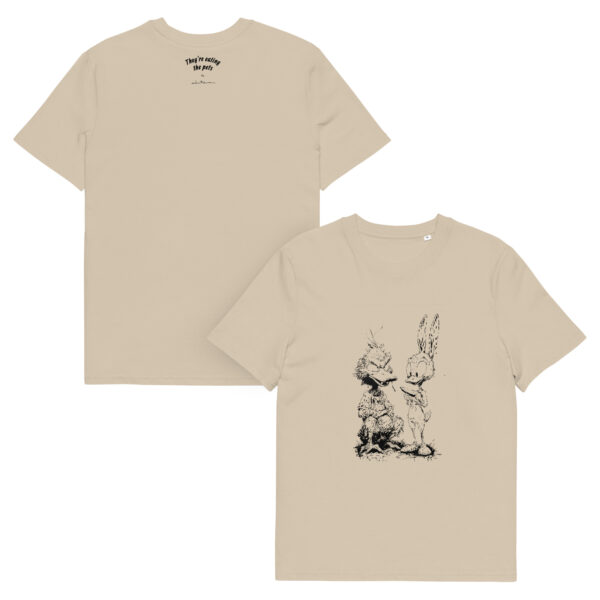 T-shirt « They're eating the pets » – 100% coton Bio