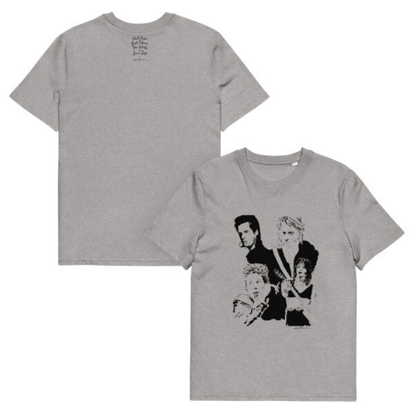 T-shirt "Cave, Cobain, Waits & Jett" - 100% coton