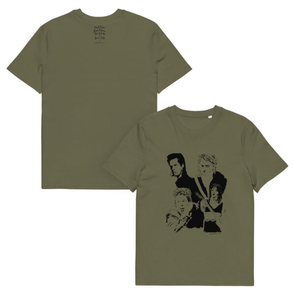 T-shirt "Cave, Cobain, Waits & Jett" - 100% coton