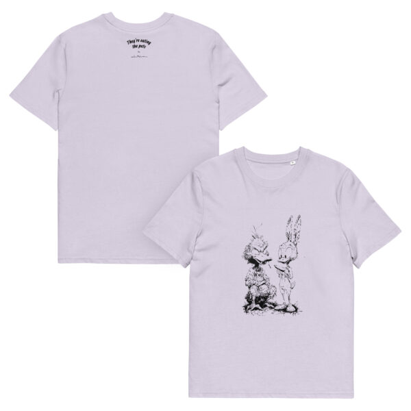 T-shirt « They're eating the pets » – 100% coton Bio