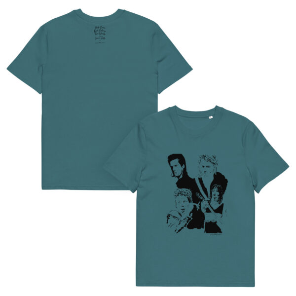 T-shirt "Cave, Cobain, Waits & Jett" - 100% coton