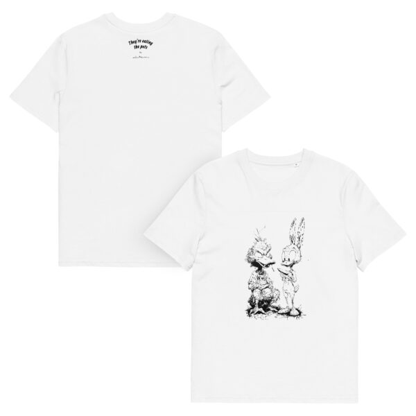 T-shirt « They're eating the pets » – 100% coton Bio