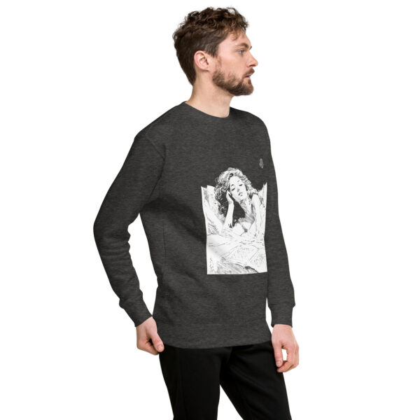 unisex-premium-sweatshirt-charcoal-heather-right-front-6938628cbdee4.jpg Premium Sweatshirt - L'heure suspendue