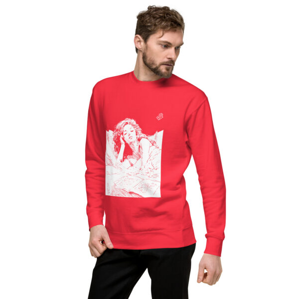 unisex-premium-sweatshirt-team-red-left-front-6938628ce20f6.jpg Premium Sweatshirt - L'heure suspendue