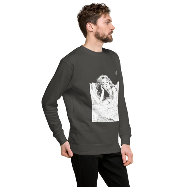 unisex-premium-sweatshirt-vintage-black-right-front-6938628cce312.jpg Premium Sweatshirt - L'heure suspendue